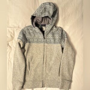 Patagonia full zip hooded fleece